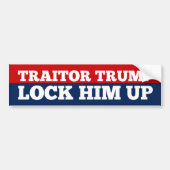 Verrader Trump sluit hem op Bumpersticker (Voorkant)