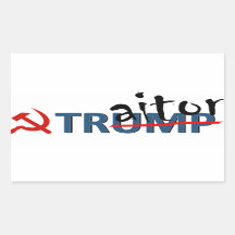 Verrader Trump sticker