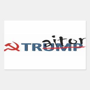 Verrader Trump sticker