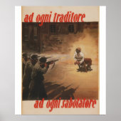 verrader van elk Propaganda-Poster Poster (Voorkant)