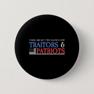 Verraders En Patriotten T-Shirt Republikeins Conse Ronde Button 5,7 Cm