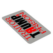 VerraderTrump 4 Gevangenis Magneet (Rechterzijde)