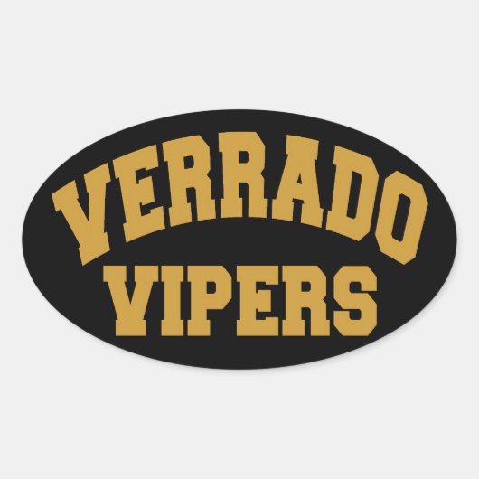 Verrado Vipers Ovale Sticker (Voorkant)