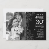 Verras 30-jarig jubileum met foto zwart wit kaart (Voorkant)