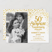 Verras 50e Jubileum met foto - Wit Goud Kaart (Voorkant / Achterkant)