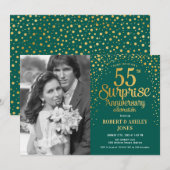 Verras 55e Jubileum met foto - Groen Goud Kaart (Voorkant / Achterkant)