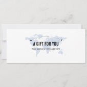 Verras Alaska Boarding Pass Cadeaubon Kaart (Achterkant)