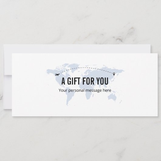 Verras Alaska Boarding Pass Cadeaubon Kaart (Achterkant)