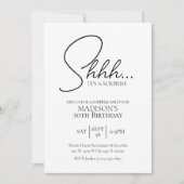 Verras elke leeftijd 30e Black & White Verjaardag Kaart (Voorkant)