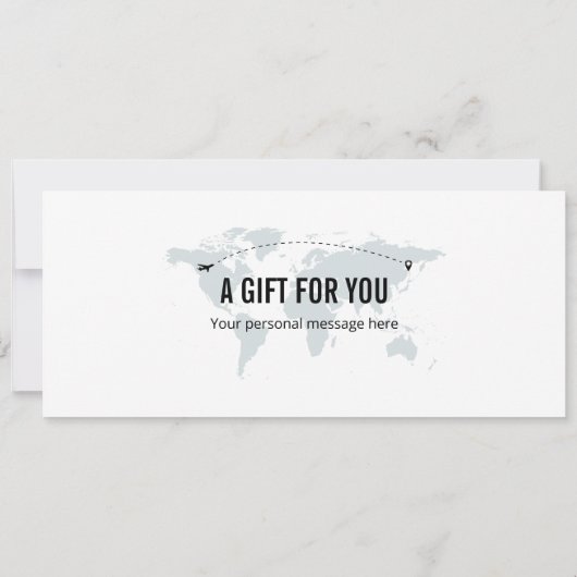 Verras IJsland instapkaart cadeaubon in Kaart (Achterkant)