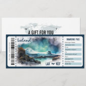 Verras IJsland instapkaart cadeaubon in Kaart (Voorkant / Achterkant)