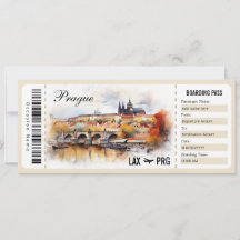 Verras Praag Boarding Pass Cadeaubon