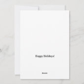 Verras Puppy in een rode geschenkdoos Kerstmis Feestdagenkaart (Achterkant)