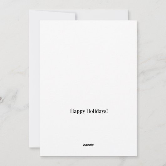 Verras Puppy in een rode geschenkdoos Kerstmis Feestdagenkaart (Achterkant)