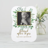 VERRASINGSFOTO Verjaardagsuitnodiging laat Kraft a Kaart (Staand voorkant)