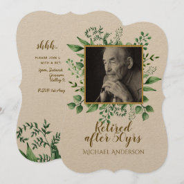 VERRASINGSFOTO Verjaardagsuitnodiging laat Kraft a Kaart