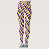 Verrassde Eggplant door Kenneth Yoncich Leggings (Voorkant)