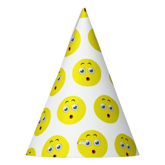 Verrassde Emoji Feesthoedjes (Links)