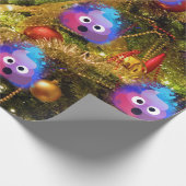 Verrassde Emoji Poop Kerstmis Cadeaupapier (Hoek)