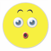 Verrassde Emoji Sticker (Voorkant)