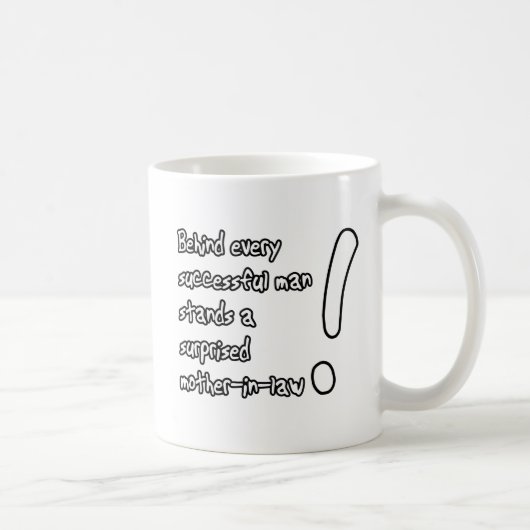 Verrassde Humor van de Funny Mug, moeder in de wet Koffiemok (Rechts)