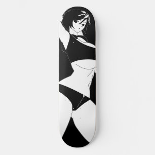 Verrassde ijzige kalkoskateboard persoonlijk skateboard