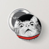Verrassde kat-bendethema - Pinback-Button Ronde Button 5,7 Cm (Voorkant /achterkant)