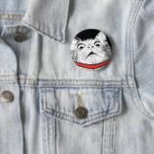 Verrassde kat-bendethema - Pinback-Button Ronde Button 5,7 Cm (In situ)
