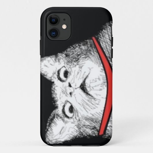 Verrassde kat gasp-thema - iPhone 5 Hoesje (Achterkant)