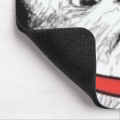 Verrassde kat-gasp-thema - Mousepad Muismat (Hoek)