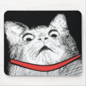 Verrassde kat-gasp-thema - Mousepad Muismat (Voorkant)