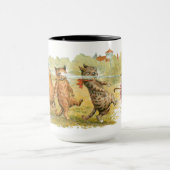 Verrassde katten Louis Wain Mok (Midden)