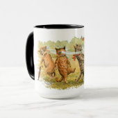 Verrassde katten Louis Wain Mok (Voorkant links)