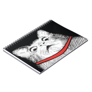 Verrassde kattenbenzine-thema - notebook notitieboek