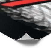 Verrassde kattenbonte thema - Poster (Hoek)