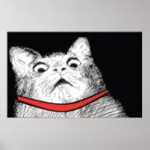 Verrassde kattenbonte thema - Poster (Voorkant)