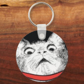 Verrassde kattenbonte thema - Sleutelhanger (Voorkant)