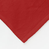 Verrassde kerstman fleece deken (Hoek)
