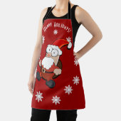Verrassde kerstman schort (Insitu)
