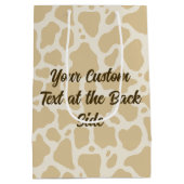 Verrassde Koe Gift Bag Medium Cadeauzakje (Achterkant)