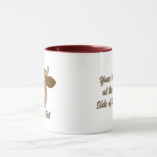 Verrassde Koe koffie Mok (Midden)