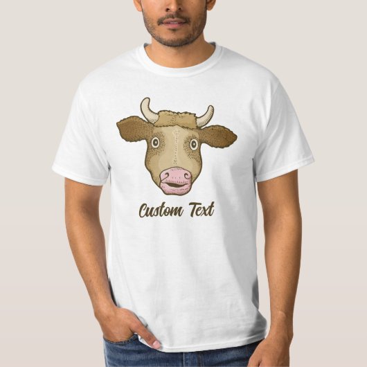 Verrassde Koe T-Shirt (Voorkant)