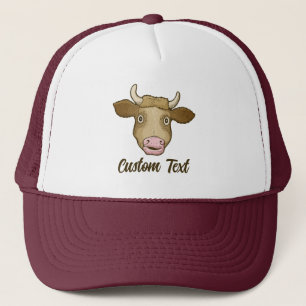 Verrassde Koe Trucker Hat Pet