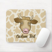 Verrassde Muismat van de Koe (Met muis)