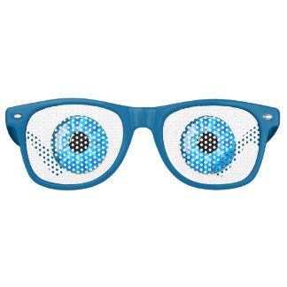 Verrassde ogen retro zonnebril