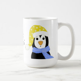 Verrassde pinguïn - gewoon chillin' koffiemok