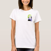 Verrassde pinguïn t-shirt (Voorkant)