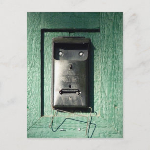 Verrassde postbus briefkaart