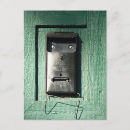 Verrassde postbus briefkaart