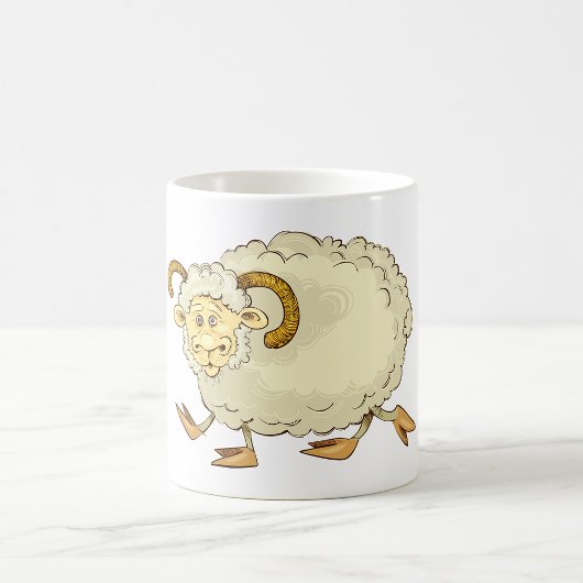 Verrassde Ram Sheep Koffiemok